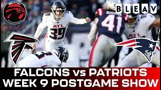Falcons vs Patriots Week 9 postgame show: Falcons blow it again
