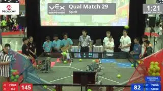 VEX Worlds 2016 - VRC Middle School - Spirit - Qual 29 (7268A 394) 237 vs 219 (7995A 5509B)