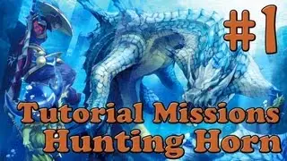 Let's Play MH3U Part 1 - Village Tutorial [Hunting Horn]