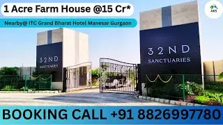 Farmhouse project The Sanctuaries  by 32nd Manesar ready plots available call 8826997781