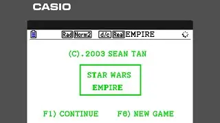 Star Wars Empire (2003) by Sean Tan — Casio CFX — Gameplay