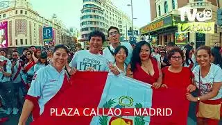 Exitoso Banderazo Peruano 2025, Madrid, España