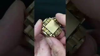 Brass material, gear-linked fidget spinner  #edc #fidgettoys #fidgetspinner