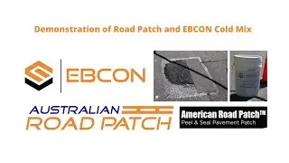 EBCON Cold Mix and Road Patch Demonstration for Bayside Council