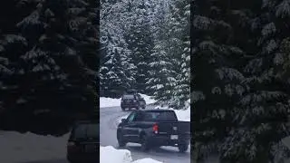 curve on a snowy forest road #love #music #arijitsingh #bollywood #sad 🫶👀good vibes only