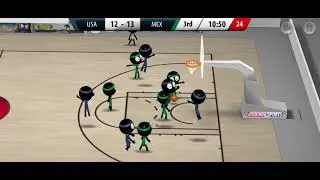Stickman Basketball 3D Long International Cup Game 37