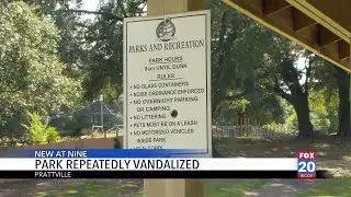 Vandals target Prattville park: City ramps up security measures
