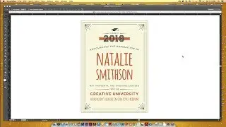 Create a Retro Graduation Announcement in Illustrator Part 2