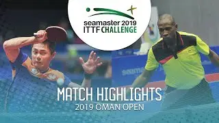 Peng Wang-Wei vs Salako Oluyomi | 2019 ITTF Challenge Oman Open Highlights (Group)
