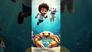Learn Sea animals  with Zaza and Loopy Part 1 | Toddlers & Kids | Zazoo World #kids #cutebaby #pets