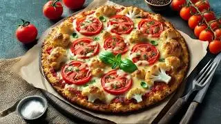 Kaum steigerungsfähig! Die leckere BLUMENKOHL-PIZZA ist Low Carb, vegetarisch und glutenfrei