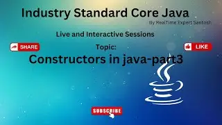 Constructors Part3| Java Tutorial | Java 2024 | Full Stack Java | Java Online Training