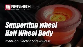 2500 Ton Eletric Screw Press | Construction Machinery Supporting Wheel Body #forgingpress #machine