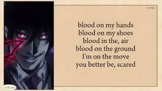 ALUCARD RAP - BLOOD (RUSTAGE & feat. TOPHAMHAT-KYO) lyrics