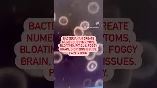 Bacteria and parasites are common in everybody - they could be causing your symptoms!🦠 #shorts