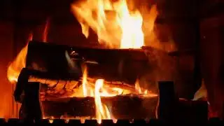 Feu de chemin&eacute;e