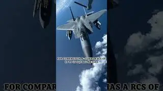 F-22 Raptor vs F-15 Radar Cross Section | Stealth FighterJet Comparison 2025 #F22 #F15 #fighterjets