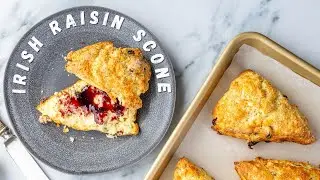 Easy Traditional Irish Raisin Scones