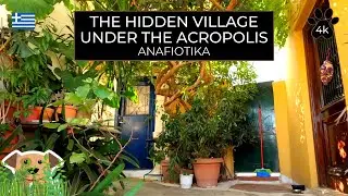 The Hidden Village Under the Acropolis - Anafiotika Walk in 4K