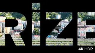 RİZE SAHİLİ DRONE &Ccedil;EKİMİ 4K HDR