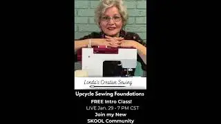 FREE Upcycle Sewing Class | Turn Old Clothes into Something You&rsquo;ll Love (Live Jan 29)