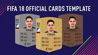 FIFA 18 OFFICIAL CARDS | FREE TEMPLATE PHOTOSHOP