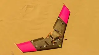 Pink FPVWRA Spec wing.. Disastrous test flight (Ending in crash)