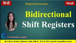 Bidirectional Shift Register || Digital Electronics (Hindi)
