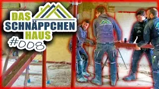 SCHNÄPPCHENHAUS #008 | Zwei STAHLTRÄGER EINBAUEN & einmauern! | Home Build Solution