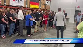 VSM Abrasives O&rsquo;Fallon Plant Expansion Ribbon Cutting June 8 2023 O&rsquo;Fallon Chamber Westplex.com