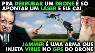 SERJ&Atilde;O se PERDEU!!! LASER derruba DRONE? JAMMER &eacute; VIRUS?