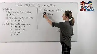 Clasa a V-a - Model teză - Semestrul 1