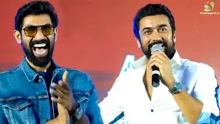 Rana Made Me Bad Boy 🤣: Suriya Fun Speech | Etharkum Thuninthavan Press Meet | Priyanka Mohan