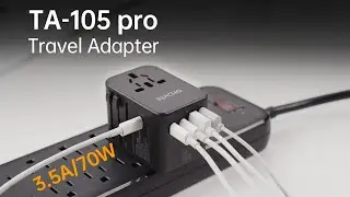 Быстрая зарядка GaN 70 Вт &mdash; новейший дорожный адаптер Epicka TA-105 Pro