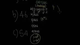 CUET IMPORTANT QUESTIONS | GENERAL TEST | ANALOGY QUESTION # 20