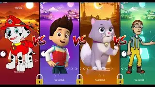 Marshal - Ryder - Cali - Captain Turbot | Tiles Hop EDM Rush!!