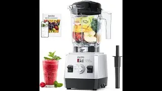 Aeitto Blenders for Kitchen with 68Oz. Jar, 1800W Max Power Smoothie Blender, 3 Preset Programs