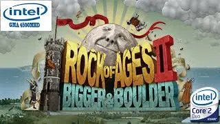 rock of ages 2 on intel GMA 4500MHD | intel core 2 duo | VRAM 128mb | gameplay laptop