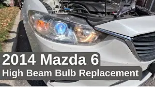 2014 Mazda 6 High Beam Bulb Replacement
