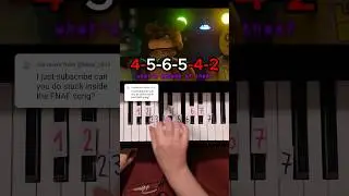 Stuck Inside FNAF Piano Tutorial(Living Tombstone,CG5, Black Gryph0n, Baasik, Kevin Foster) #shorts