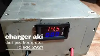 Charger aki dari bekas psu komputer/adjust voltage regulator