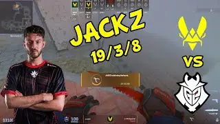 JACKZ vs G2 | CS2 Pro Gameplay | Vitality 1-2 G2 | Blast Premier | POV Highlights Clutch