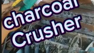 home made charcoal crusher machine#extrudermachine#briquettemachine #charcoalbriquette #homemade