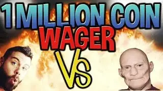 OMFG!! 1 Million Coin WAGER vs DerekRantsGaming - INSANE GOALS ARE SCORED! - FIFA 14 FUT