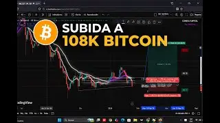 BITCOIN EN VIVO SUBIDA  A108K  DESPLOMAR O EXPLOTA ESTA SEMANA? 🚀CONESA TARDER EN VIVO APERTURA