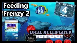 Feeding Frenzy 2  - 4 Player Local Multiplayer Xbox 360 - Gameplay