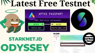Starknet Domain Testnet || Solido NFT Airdrop || Aptos Passport Testnet