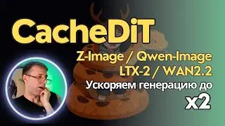 CacheDiT - как ускорить генерацию в ComfyUI в два раза с помощью одной ноды и сломать все.