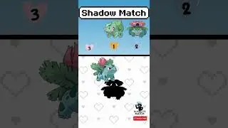 🔥 Who&rsquo;s That Shadow? Squirtle vs Bulbasaur | Shadow Match Challenge!