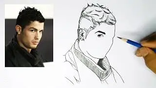 How to Draw Ronaldo | How to Draw Ronaldo Realistic | Ronaldo Drawing | #cr7 #drawing